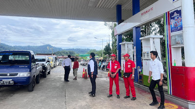 Antisipasi Kelangkaan BBM Unit Tipidter Satreskrim Polres Kepahiang Gerak Cepat !! Lakukan Cek Ke SPBU Di Wilkum Kepahiang.