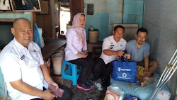 Pemkab Tanggamus Melalui Kadis Sosial Jenguk Pria Paruh Baya Penderita Kanker Tulang di Kota Agung